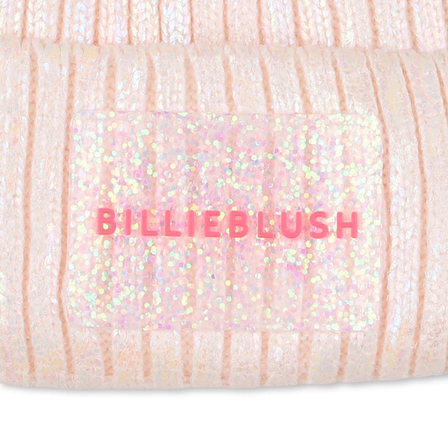 Billieblush - Pink Pull on bobble hat