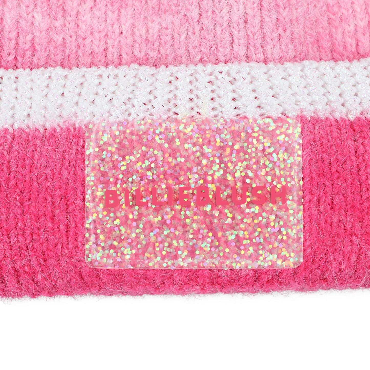 Billieblush - Pink Pull on bobble hat