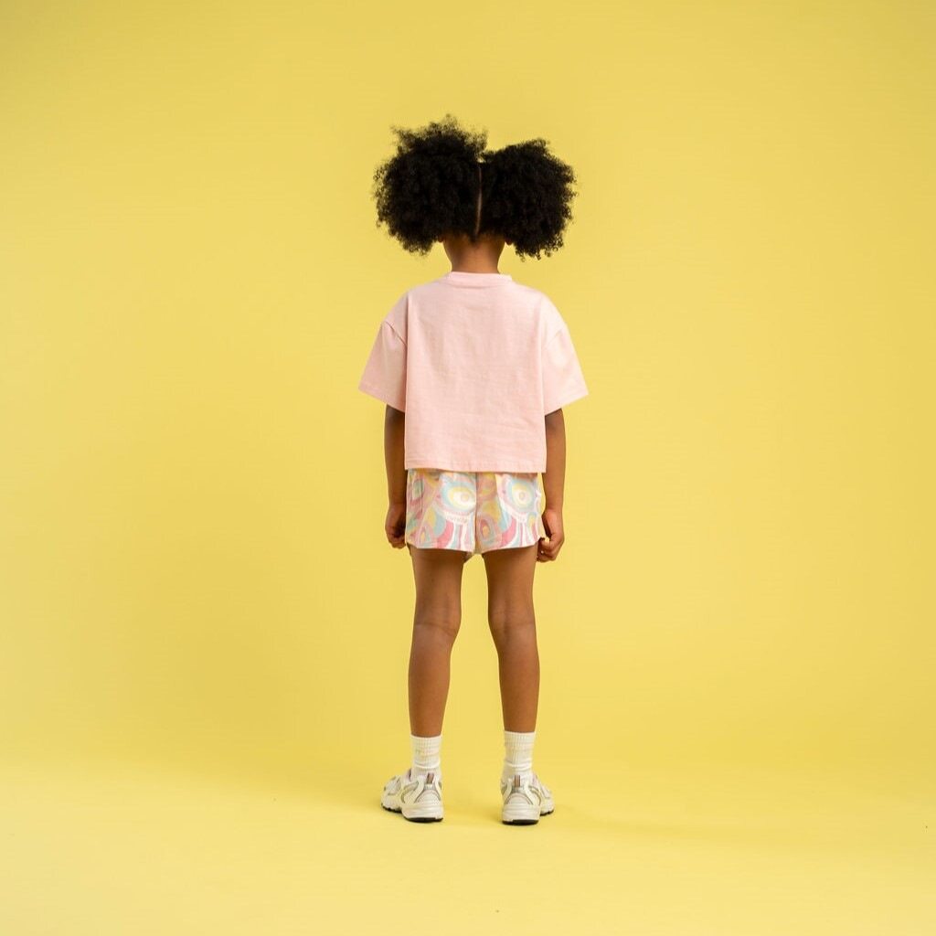 Bonini, T-shirts, Bonini Cropped T-Shirt - Fairy Pink