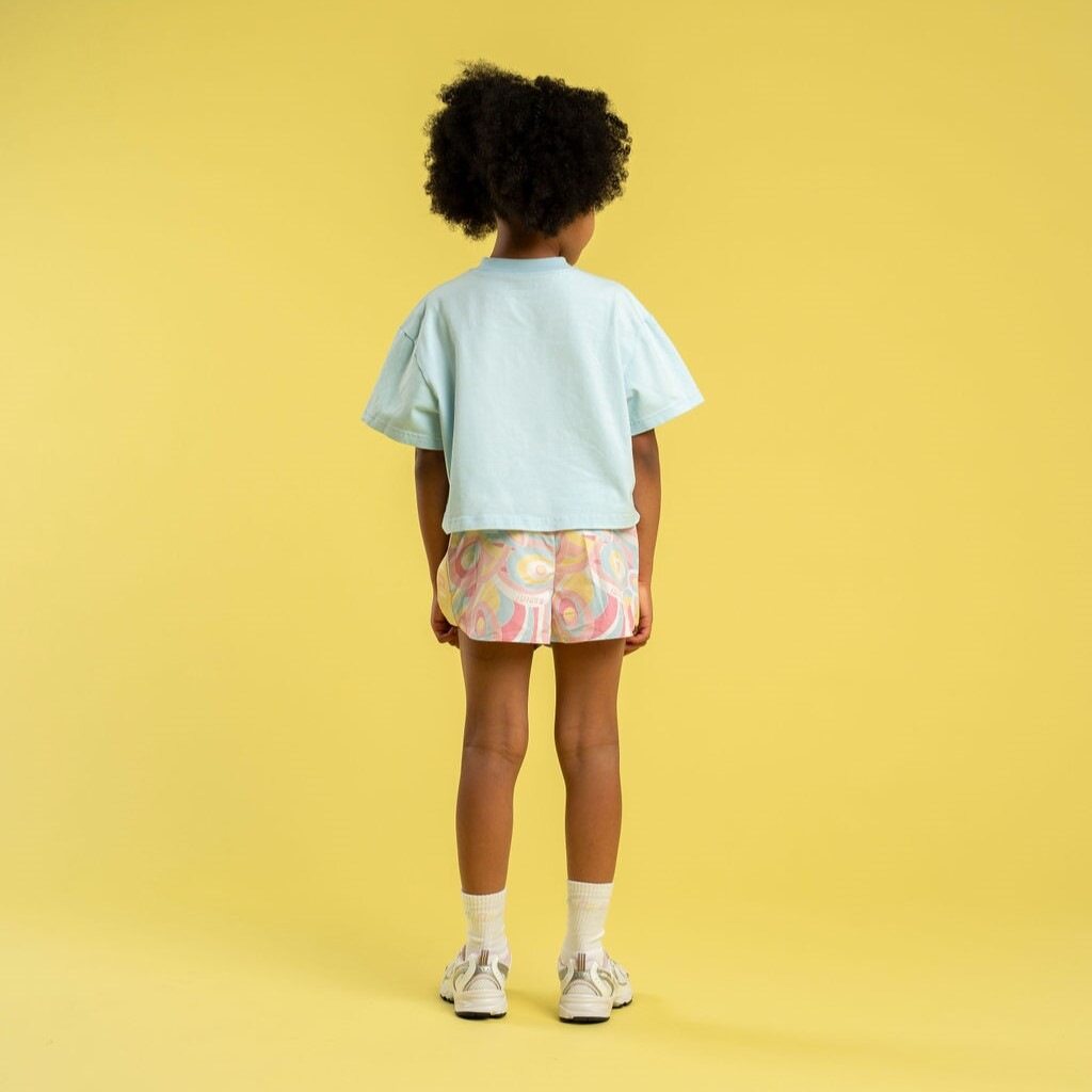 Bonini, T-shirts, Bonini Cropped T-Shirt - Sky Blue