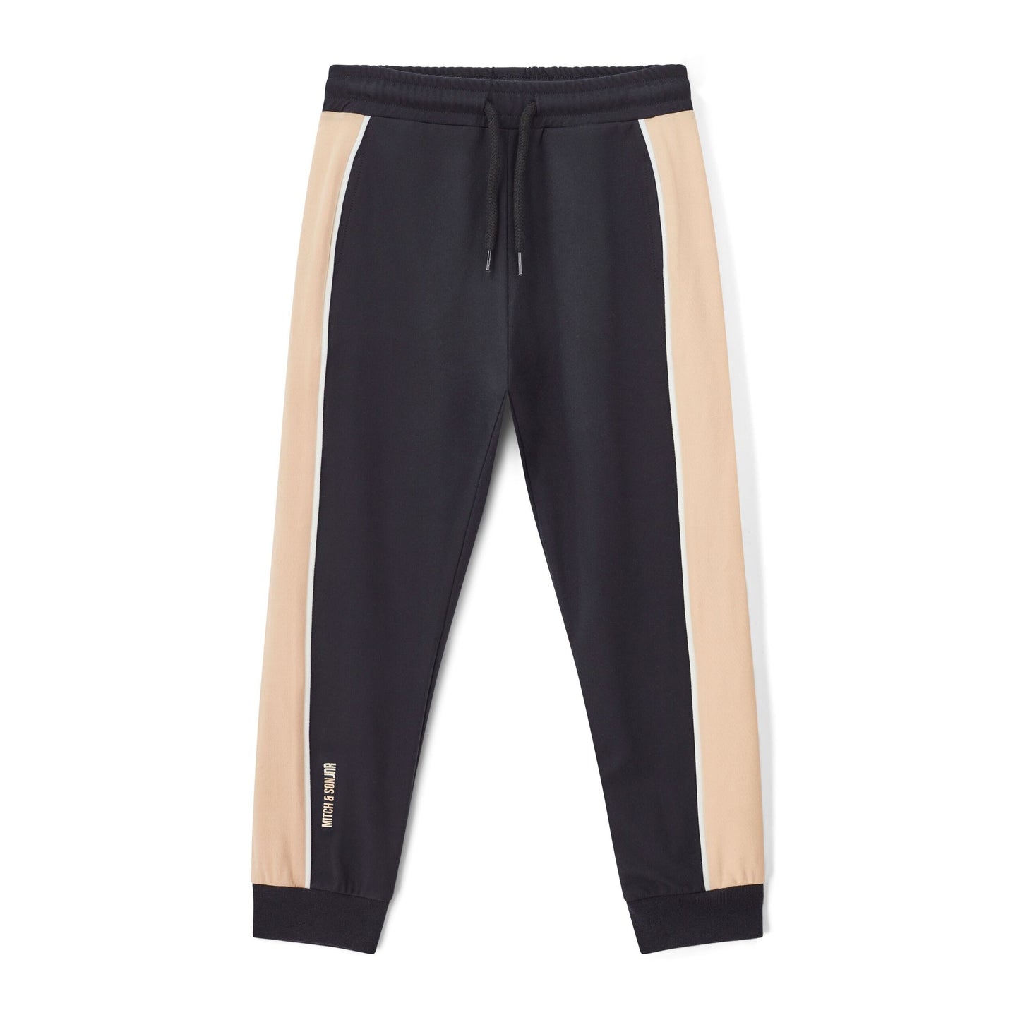 Mitch & Son - 2 piece black and beige tracksuit, Lawrence