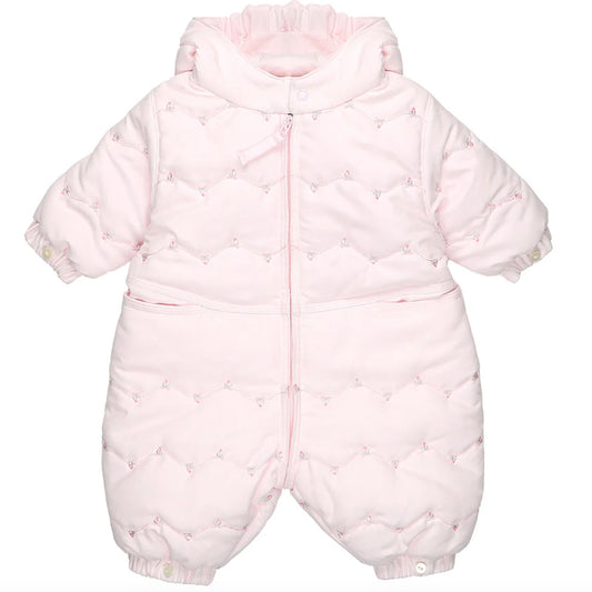 Emile et Rose, Snowsuits, Emile et Rose - Pink snowsuit, Rula