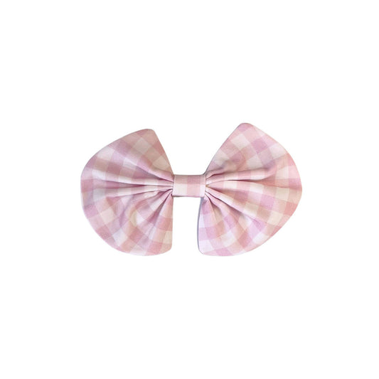 Betty Mckenzie, , Caramelo Kids - Pink and white check hair clip