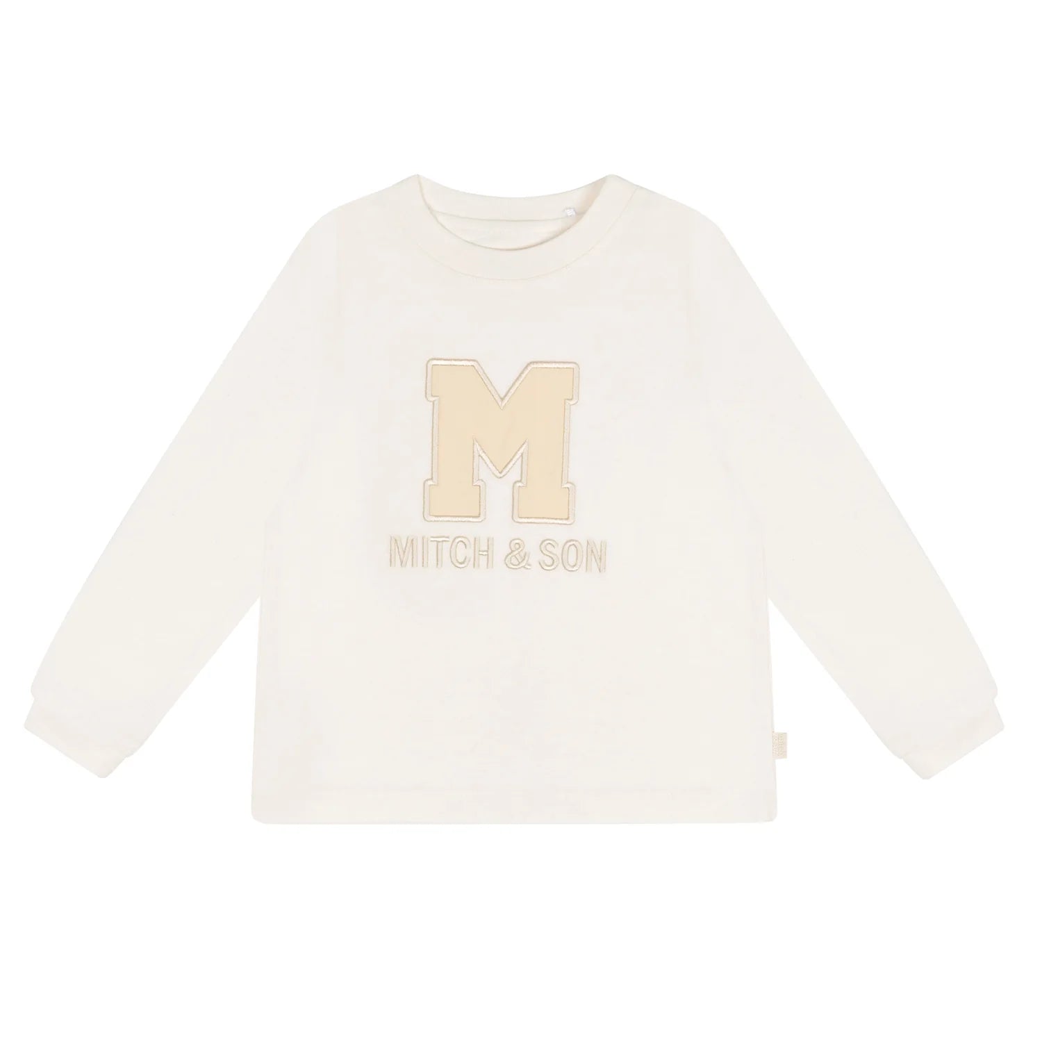Mitch & Son, Long sleeved top, Mitch & Son - M logo long sleeve top, Beige