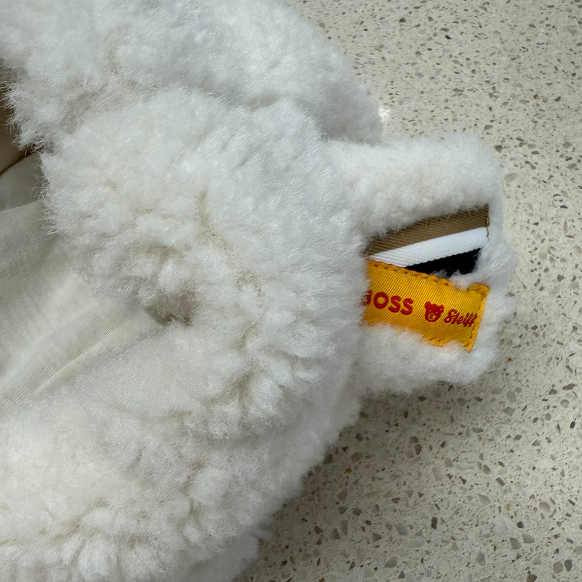 Boss Steiff - Teddy bear fleece hoodie in collaboration with Steiff