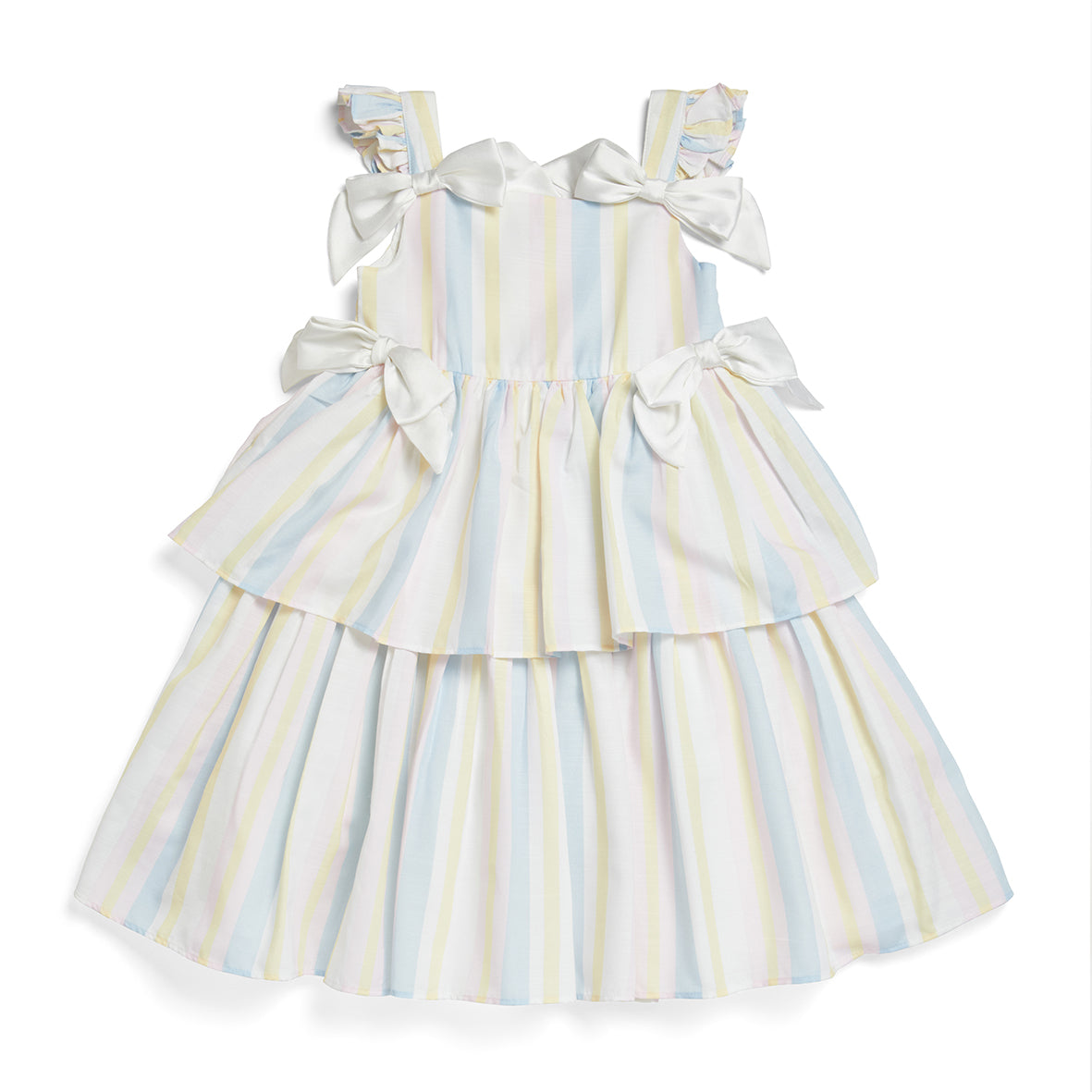 Caramelo Kids, Dresses, Caramelo Kids - Sundress, Pastel Stripe