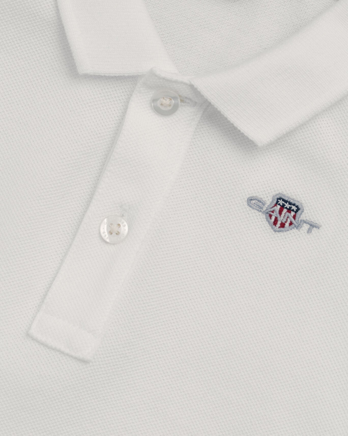Gant, T-shirts, Gant - White polo T-shirt