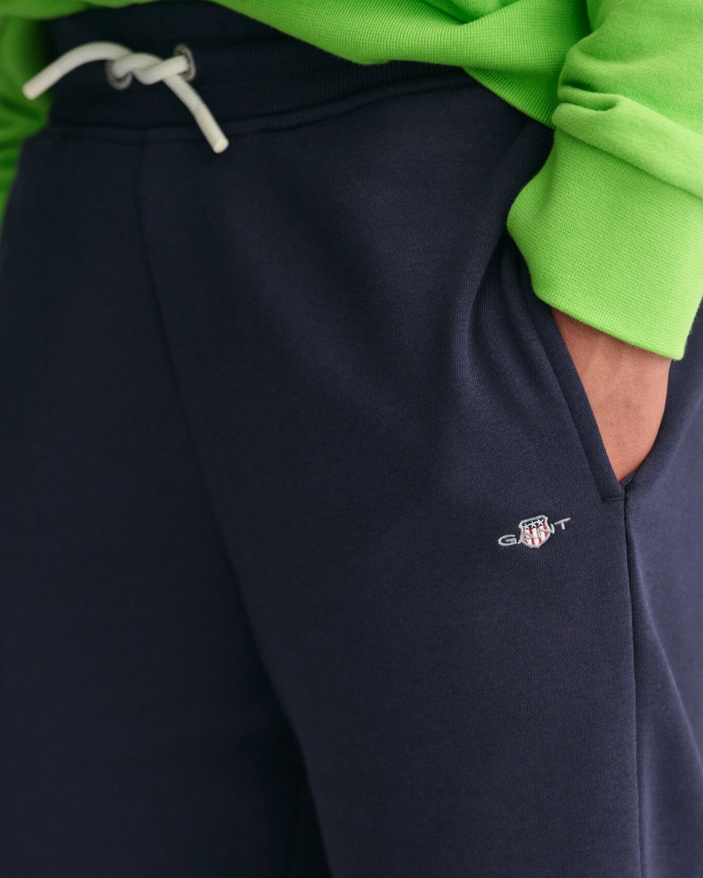 Gant, Shorts, Gant - Navy, shield, sweat shorts