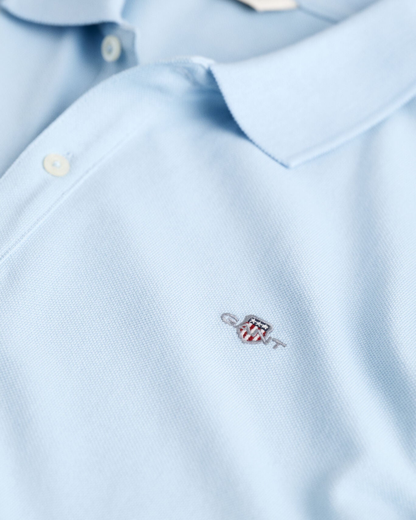 Gant, T-shirts, Gant - Light blue polo T-shirt (9yrs - 16yrs)