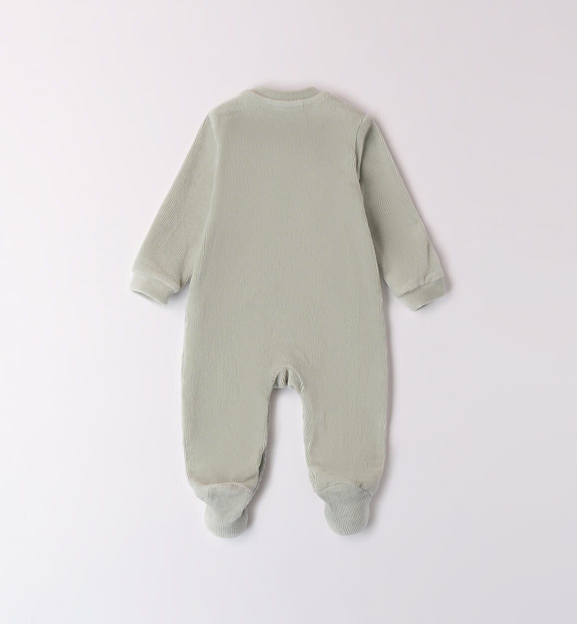 iDO, all in ones, iDO - Sage green velour all in one with car design on front