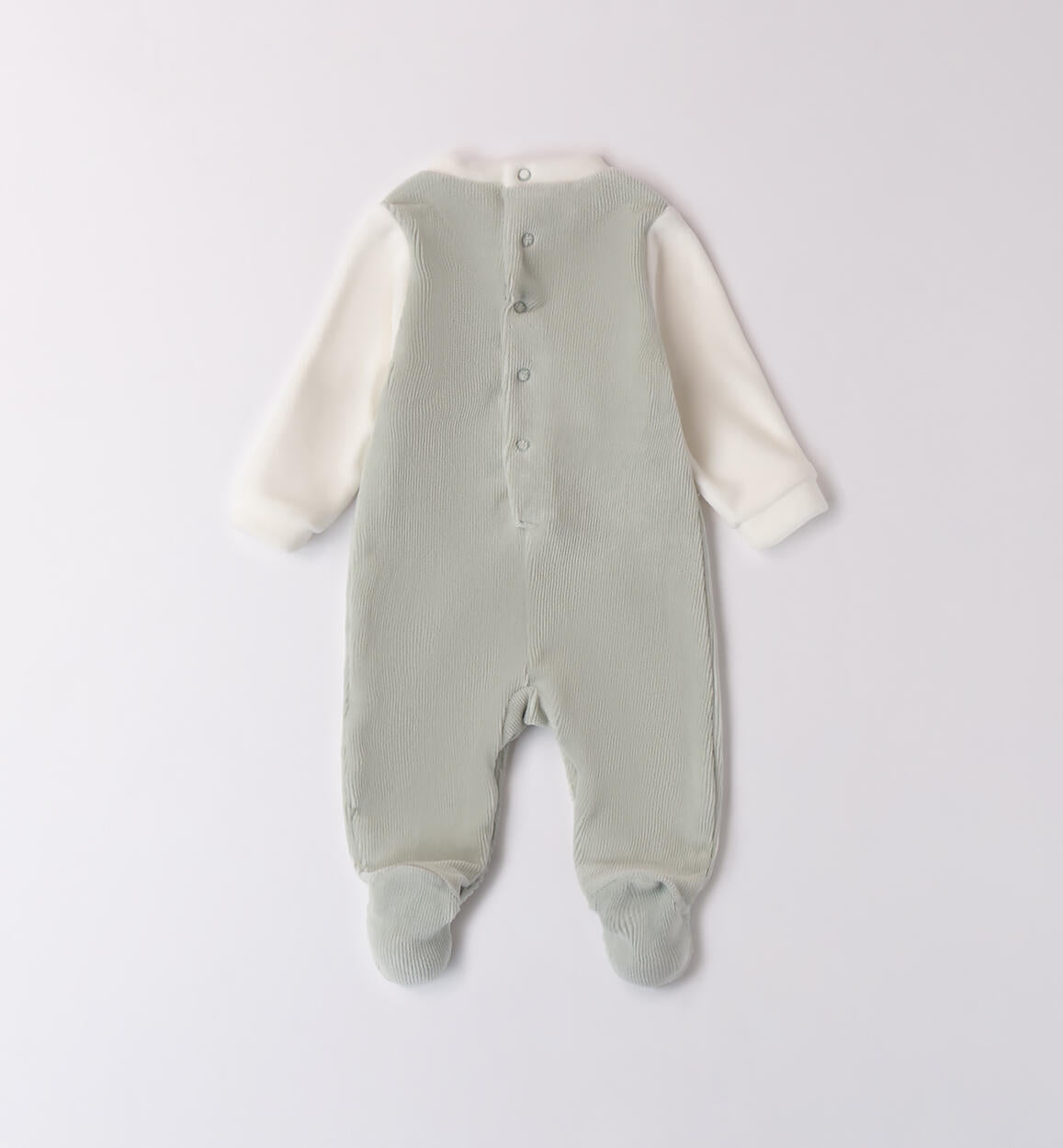 iDO, all in ones, iDO - Cream and Sage green velour all in one