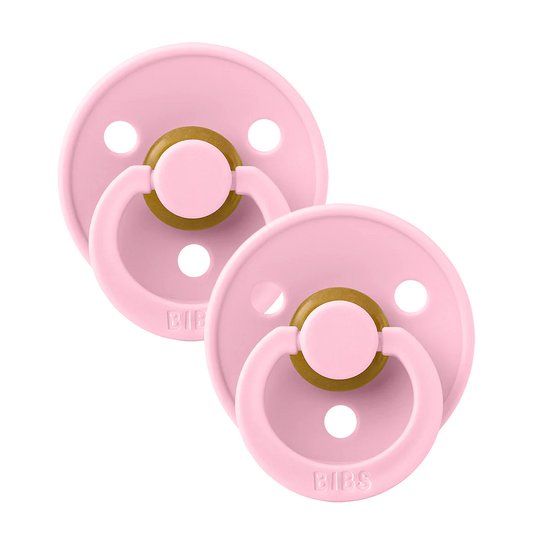 Bibs, dummy, Bibs - Twin dummy pack, Baby Pink