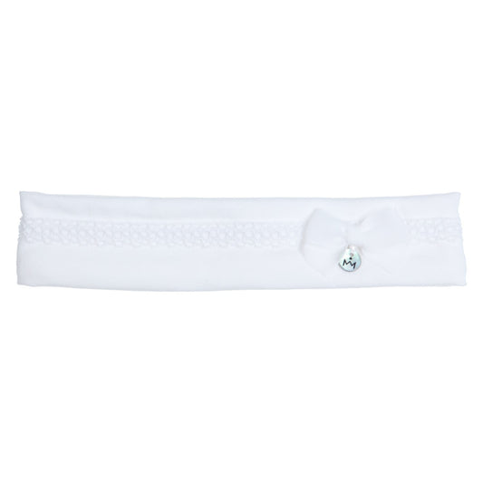 GYMP, headband, GYMP - Girls white soft headband