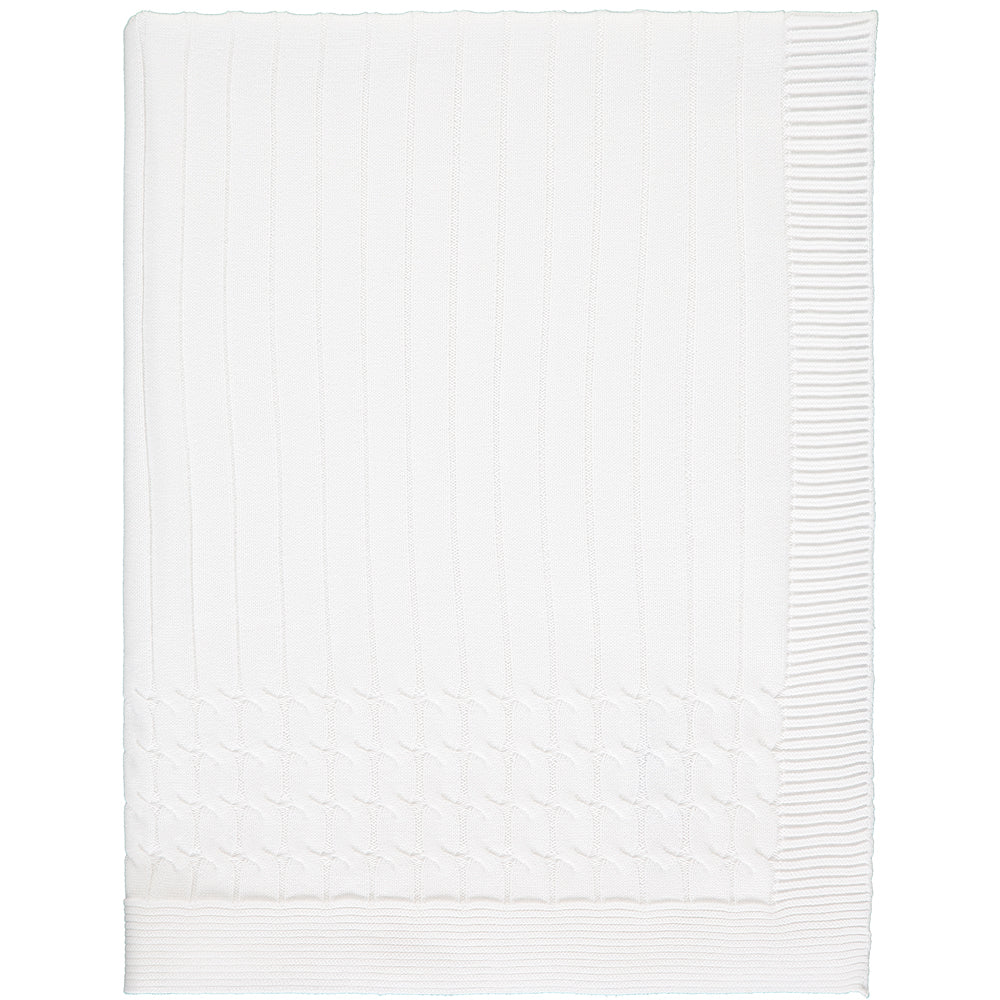 Emile et Rose, blanket, Emile et Rose - White blanket Glacier