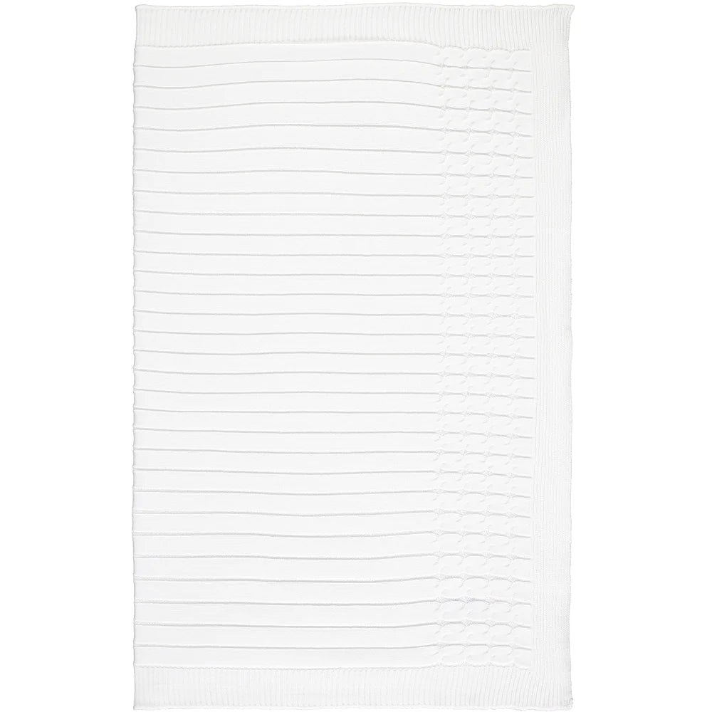 Emile et Rose, blanket, Emile et Rose - White blanket Glacier