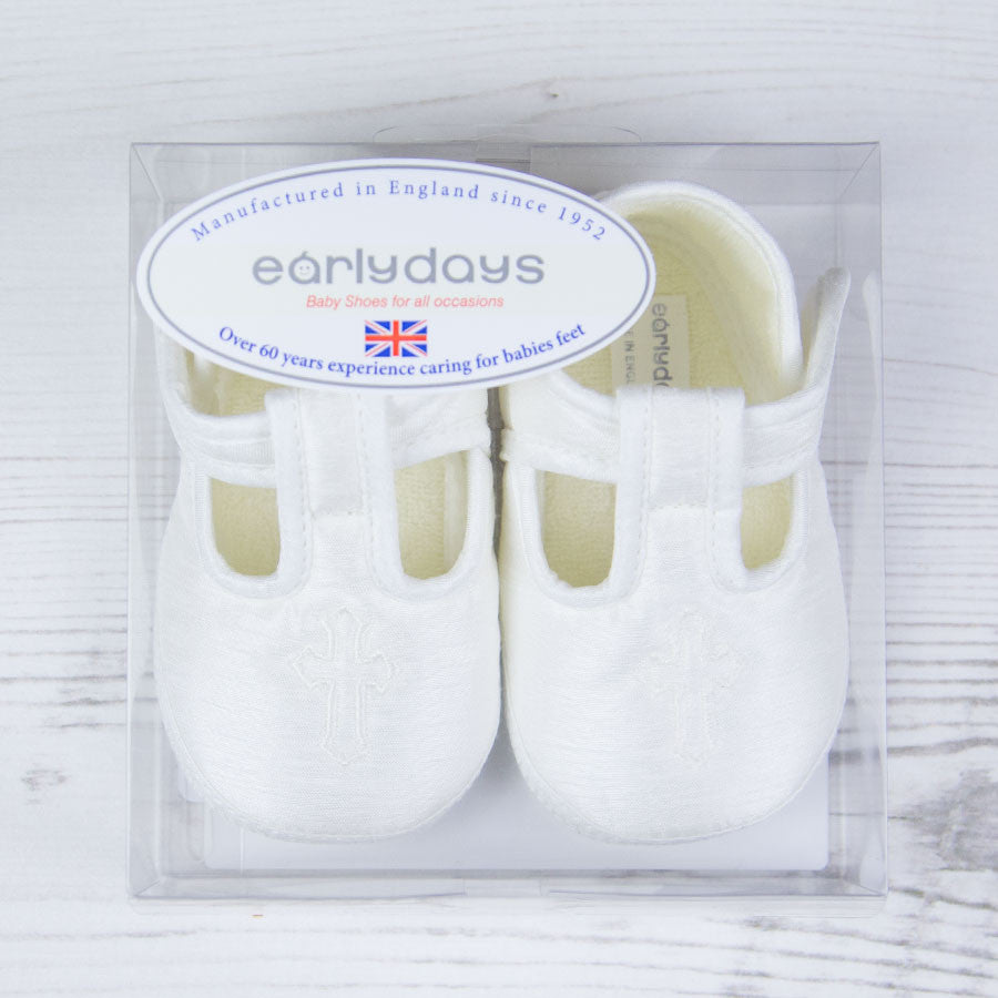 Baypods, Footwear, Baypods/Early Days Christening Shoes - Ivory E034