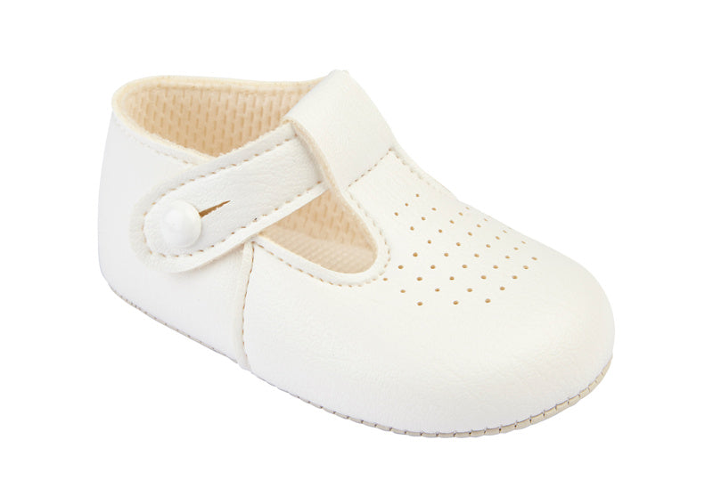Baypods, Footwear, Baypods - Baby pram shoes, white, B625