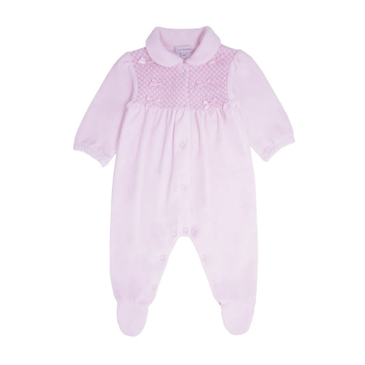 blues baby, all in one, blues baby - Pink velour all in one