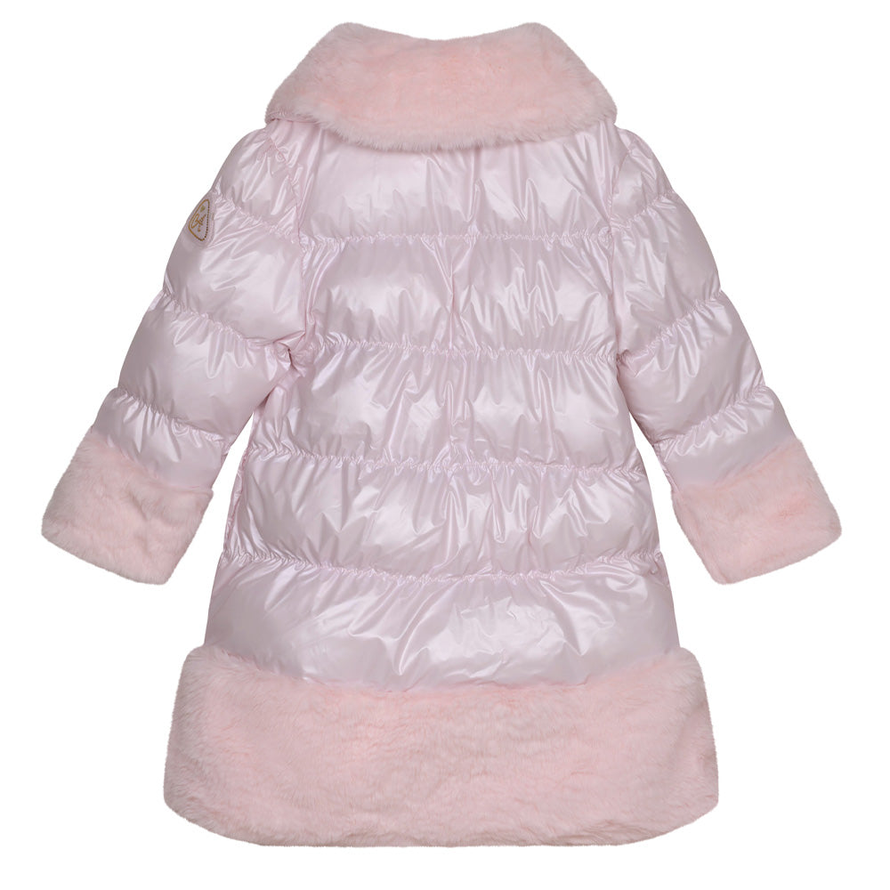 A'Dee, Coats & Jackets, A'Dee - Sarah Pink jacket with faux fur trim