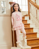 Caramelo Kids, 2 piece outfits, Caramelo Kids - Pink 2 piece legging set, parcel