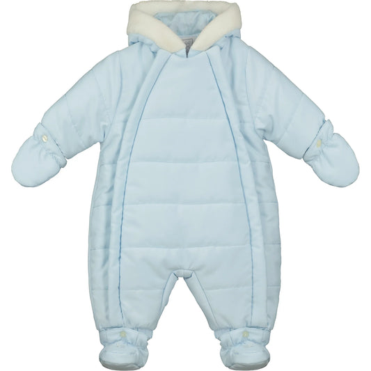 Emile et Rose, Snowsuits, Emile et Rose - Pale Blue snowsuit, Ernie