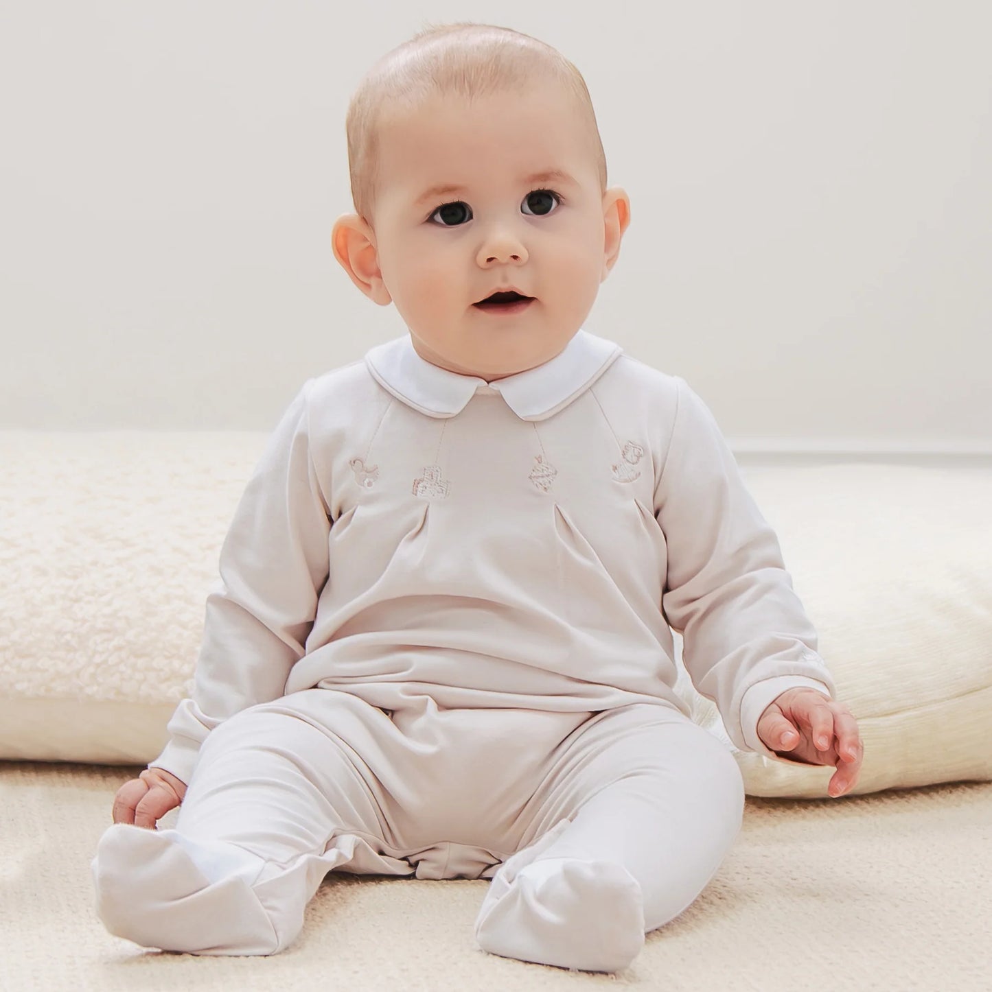Emile et Rose - Beige Romper Lenny