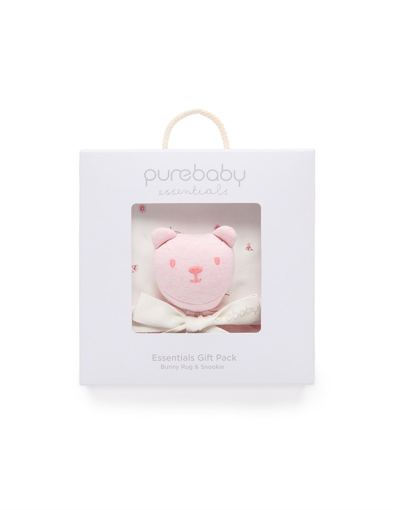 purebaby - 2 piece baby gift box set, Pink
