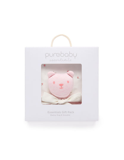 purebaby - 2 piece baby gift box set, Pink