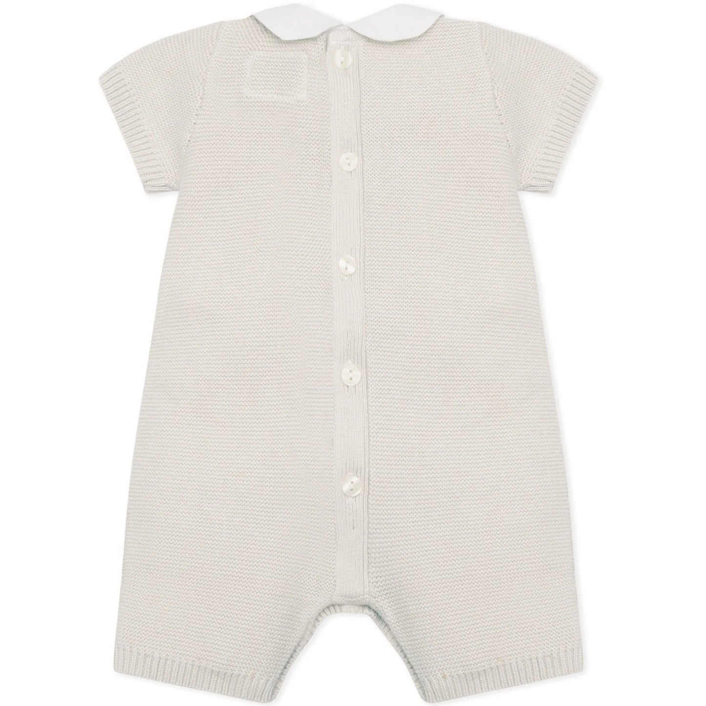 Emile et Rose - Beige and white knit, all in one, shortie, Java