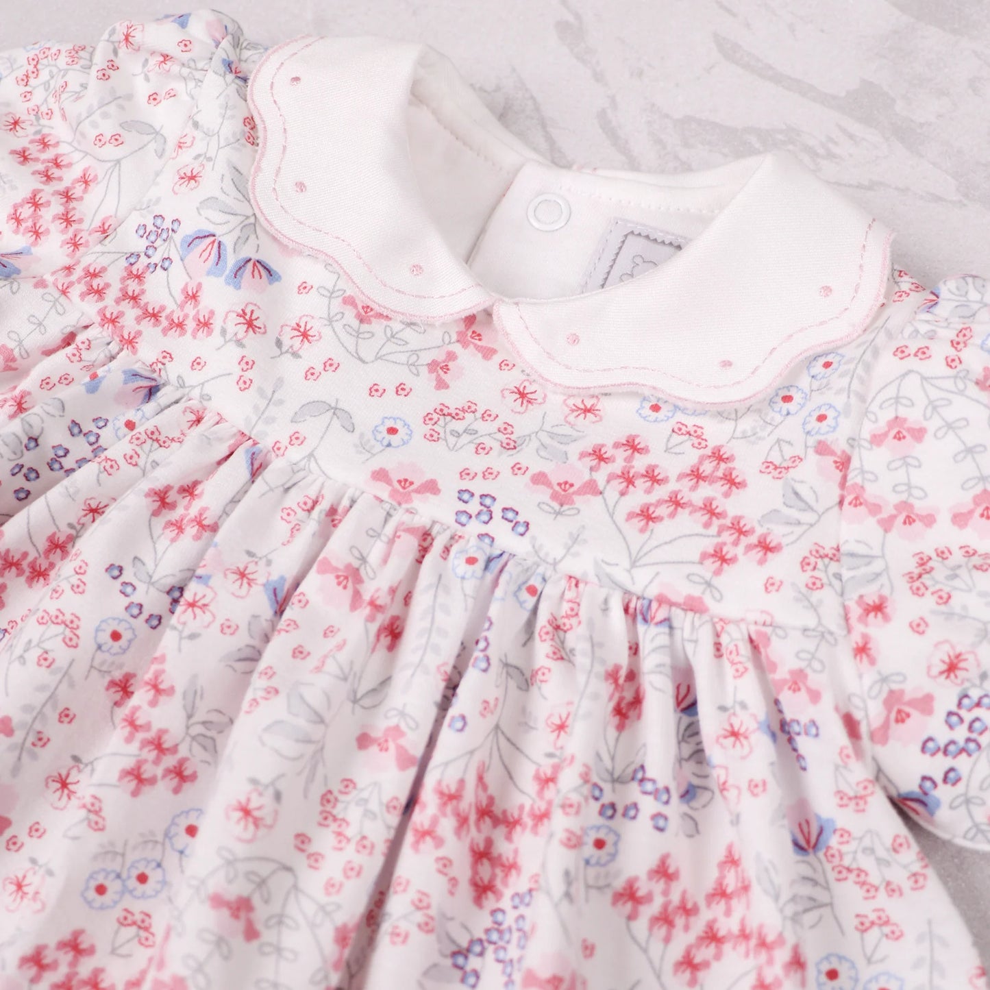 Emile et Rose - Light pink floral dress and pants, Lola