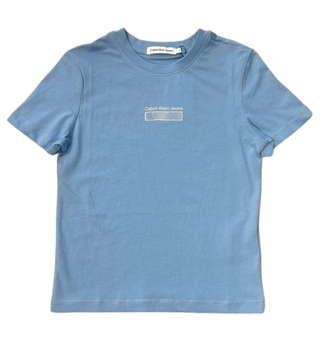 Calvin Klein, T-shirts, Calvin Klein - Dusk blue crew neck T-shirt