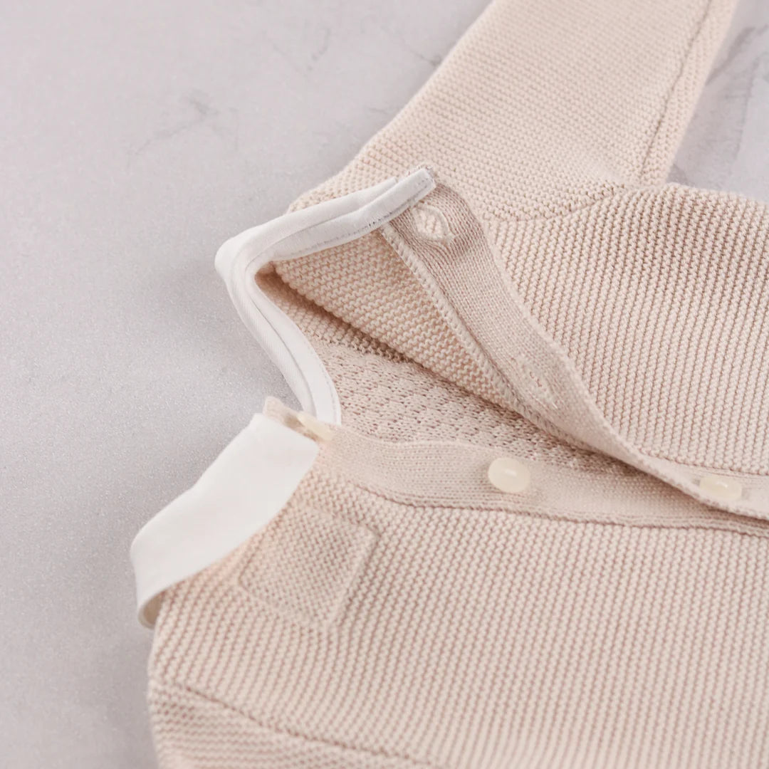 Emile et Rose - Beige knitted romper, Munro
