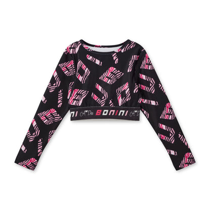 Bonini - Navy long sleeved sports top, Power