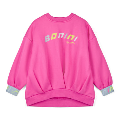 Bonini - Hot Pink tape sweatshirt