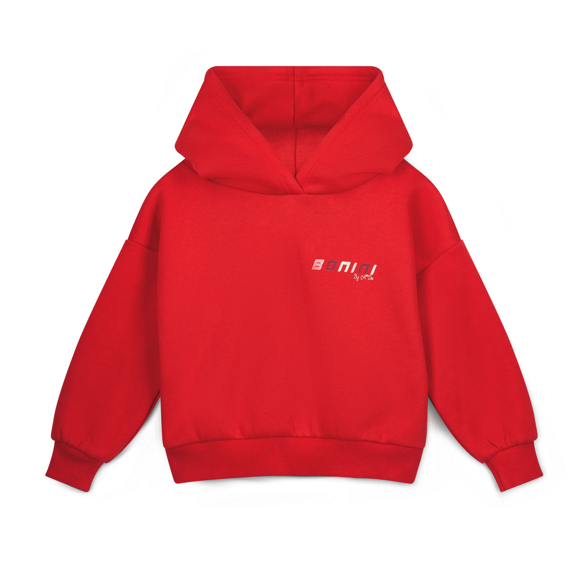 Bonini - Red oversized hoodie