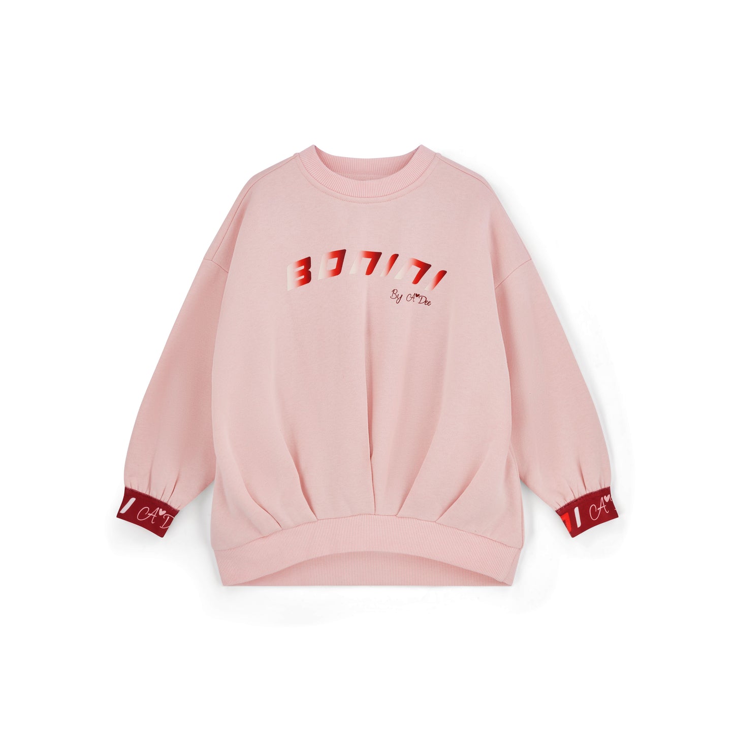 Bonini - Light pink tape sweatshirt