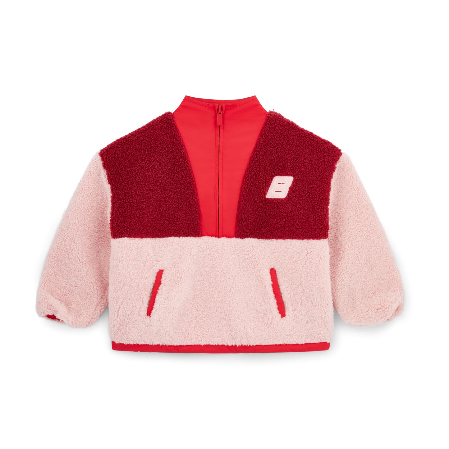 Bonini - Burgundy 1/4 zip fleece