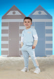Mitch & Son, Jogging Suits, Mitch & Son - Blue and sand jogging suit, Trevor