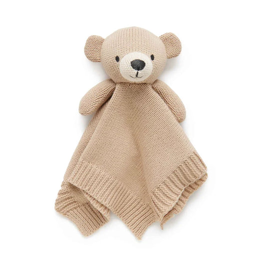 purebaby - Knitted Bear Comforter