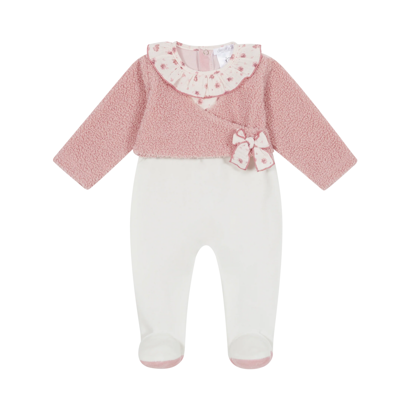 deolinda, Romper, Deolinda - Pink/white all in one