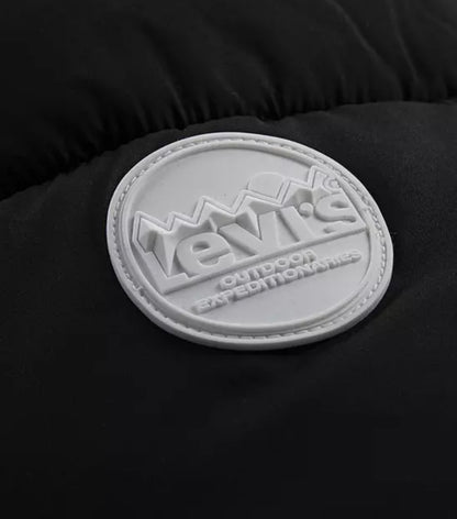 Levi's - Black padded jacket with hood. (4-12yrs)