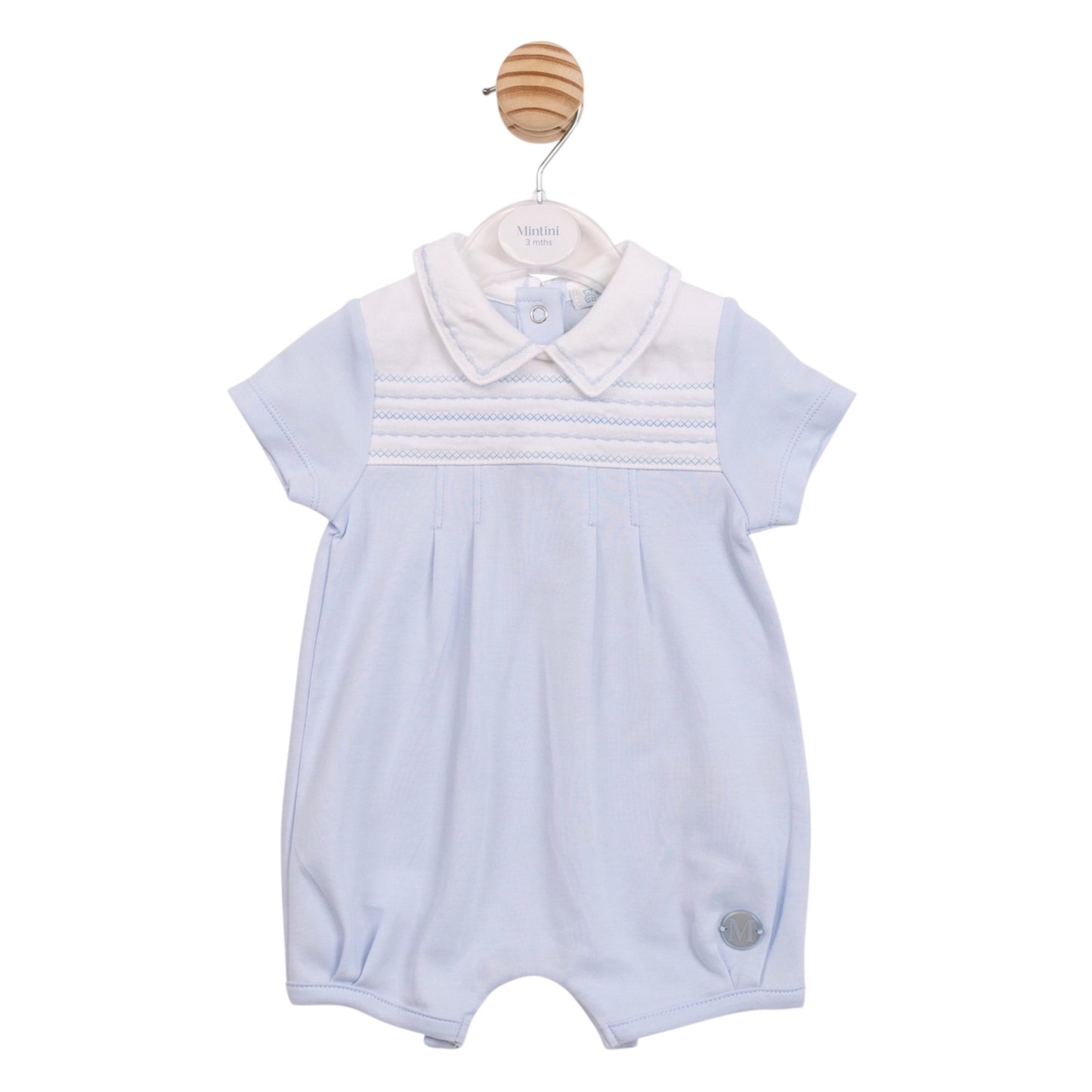 Mintini - Pale blue romper