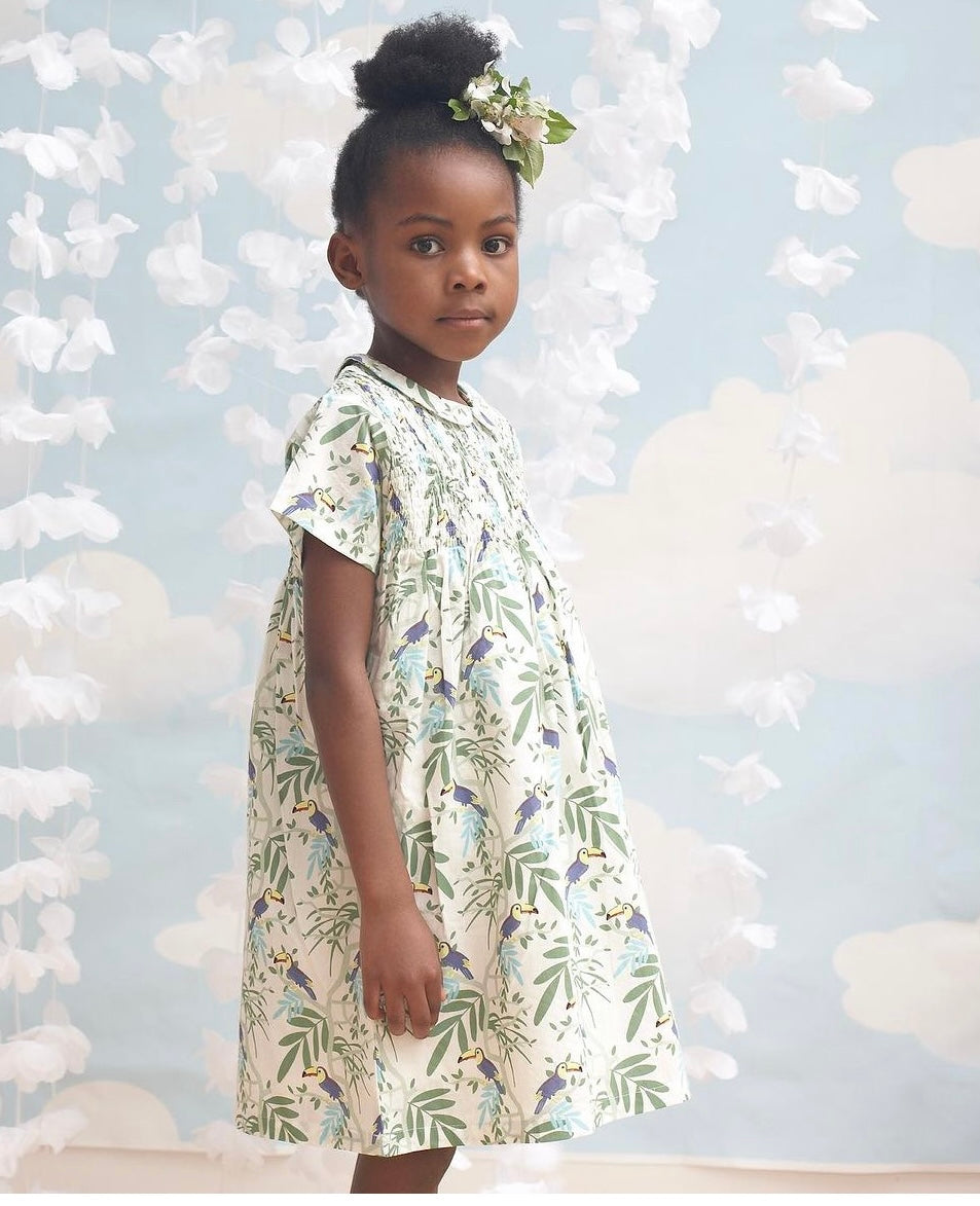 Pigeon Organics, dresses, Pigeon - Dress toucan print