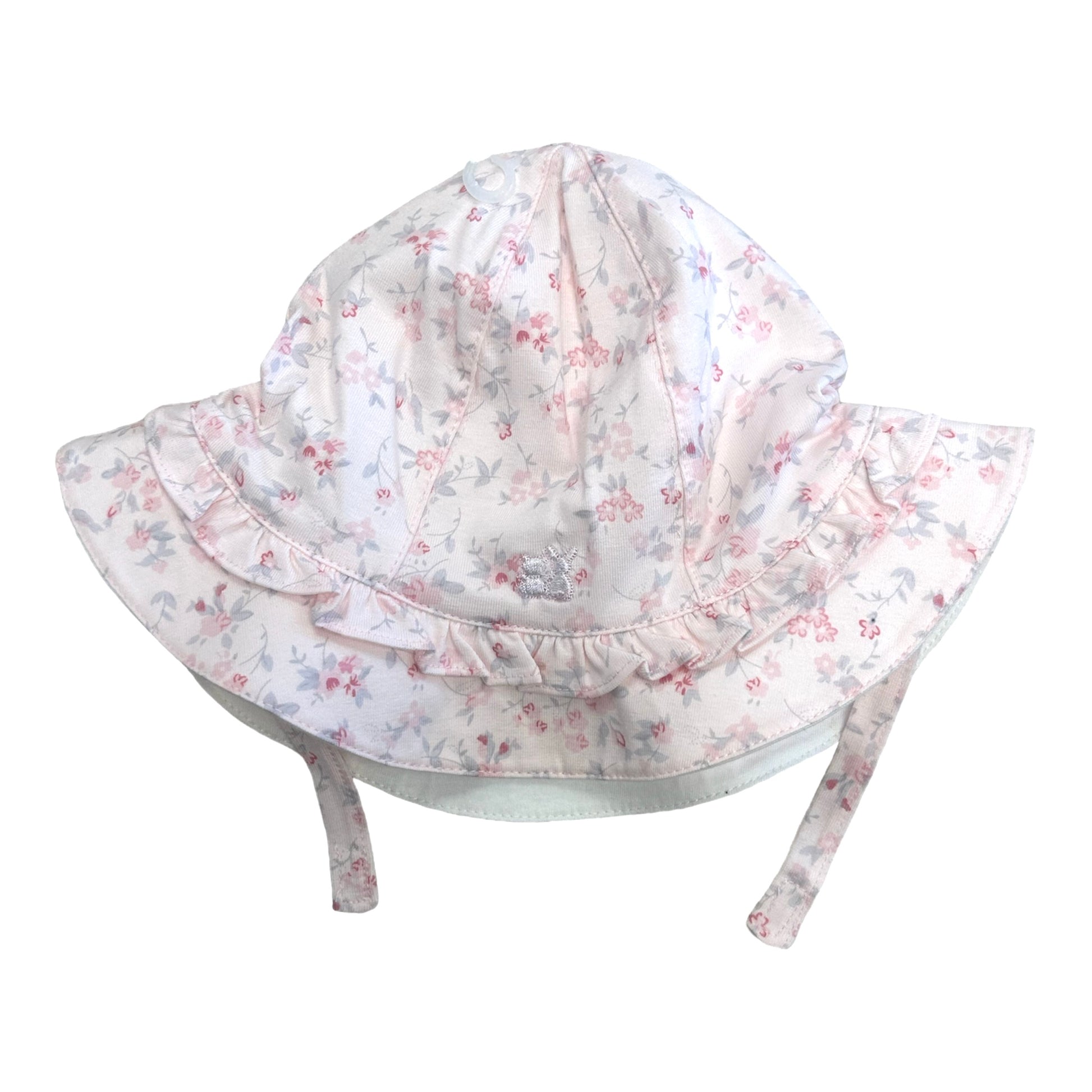 Emile et Rose, Hats, Emile et Rose - Pink floral summer hat, Fari