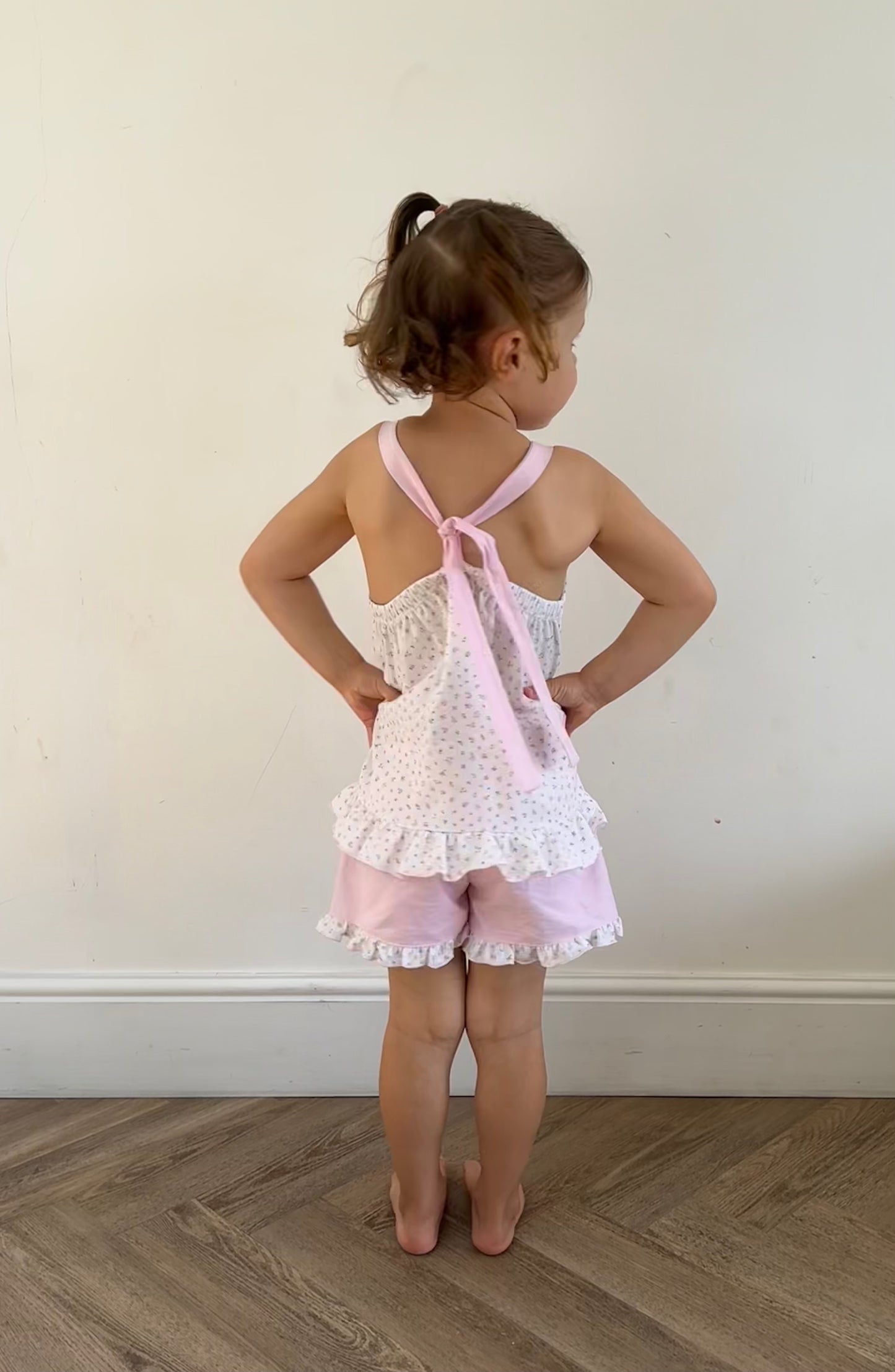 Rapife - Top and shorts set, ditsy