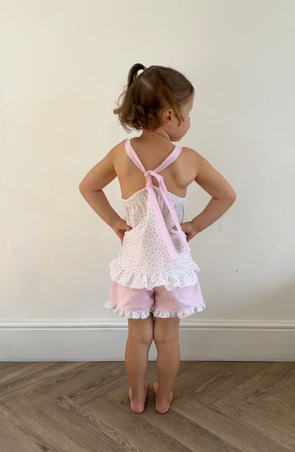 Rapife - Top and shorts set, ditsy