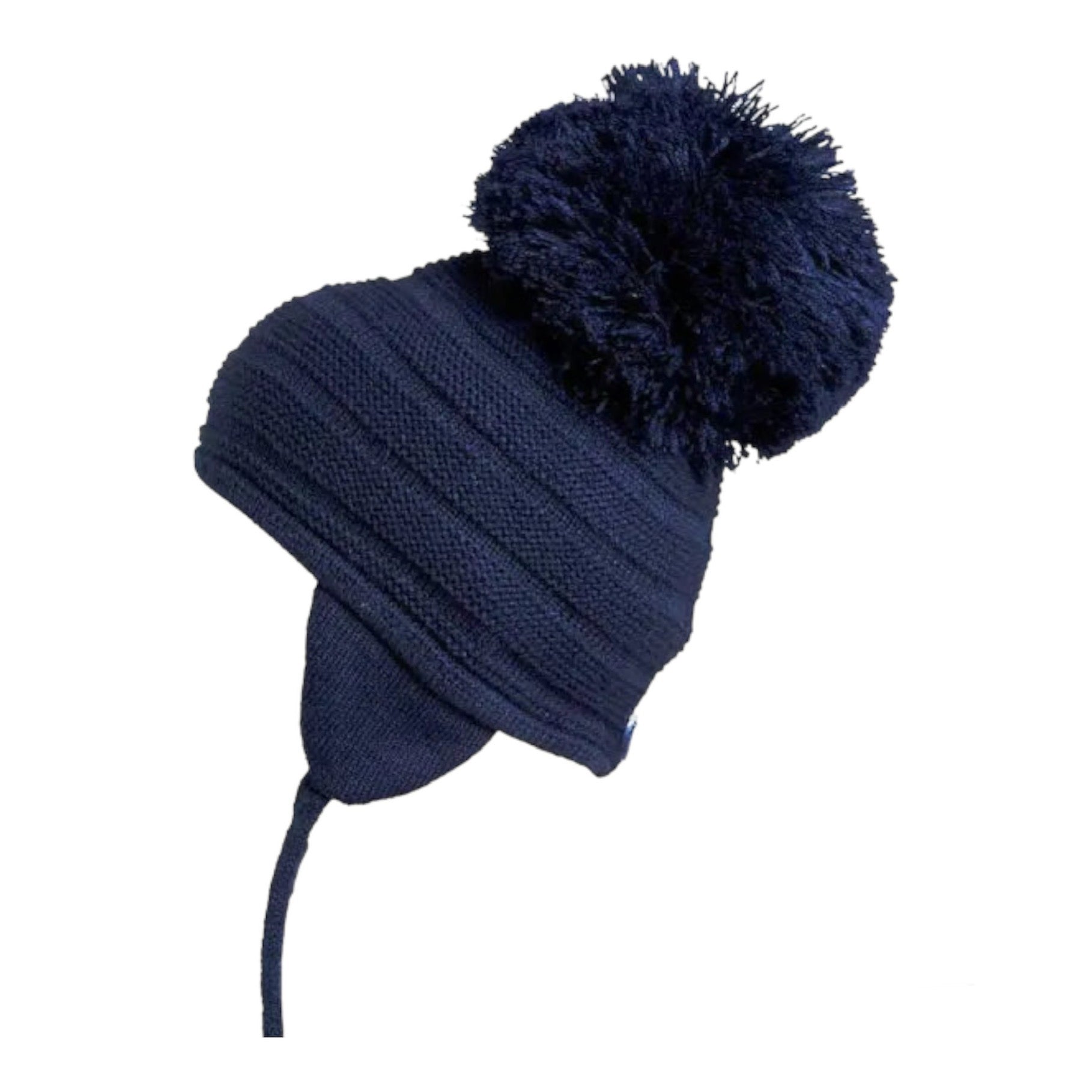 Satila, Hat, Satila  - Pom pom hat, Purl, navy