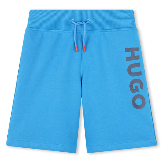 Hugo, Shorts, Hugo - Jersey shorts, blue