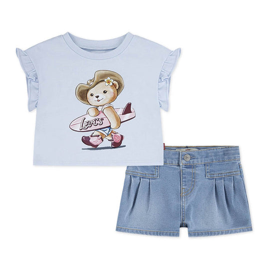 Levi's - 2 piece shorts outfit, surfer girl