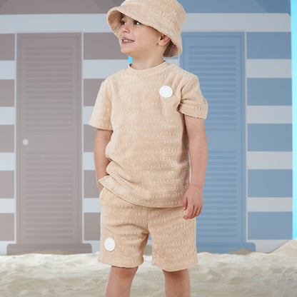 Mitch & Son, 2 piece shorts set, Mitch & Son - 2 piece shorts set, sand, Terry